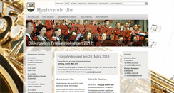 Desktop Screenshot of musikvereinulm.de